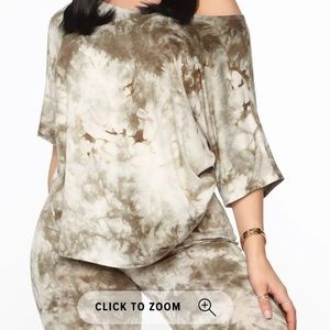 Fashion Nova (style: Spot Me Tie Dye set) medium